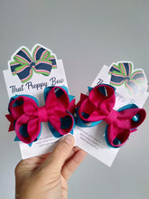 Load image into Gallery viewer, Preppy Stacked Bows