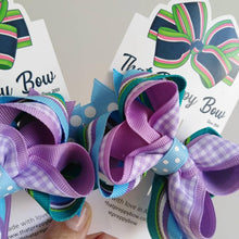 Load image into Gallery viewer, Preppy Stacked Bows