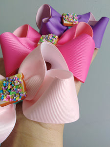 Special size M/L Double Bowtique Bow Fairybread